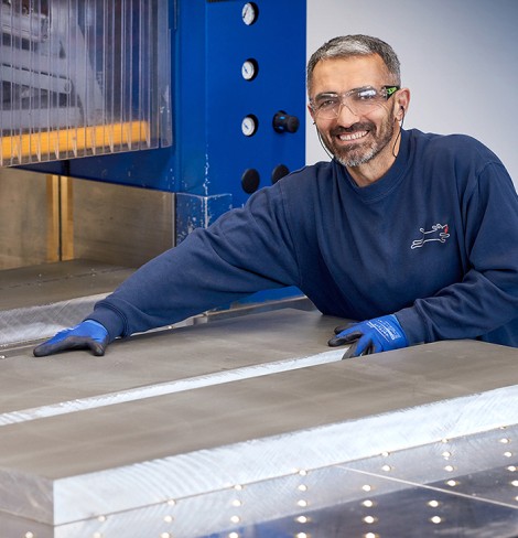 Plaques en aluminium